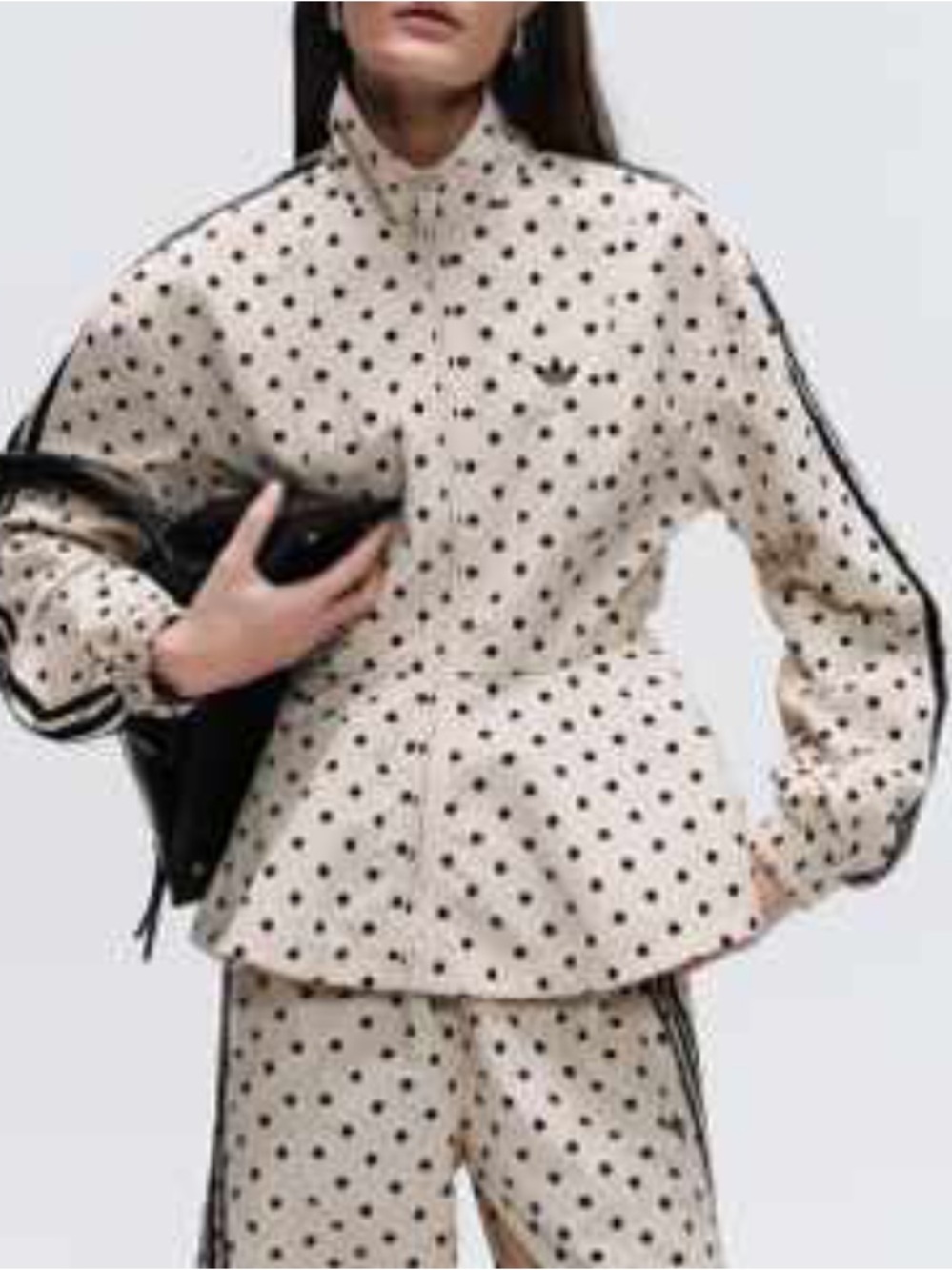 adidas x ASOS Beige Polka Dot Track Jacket